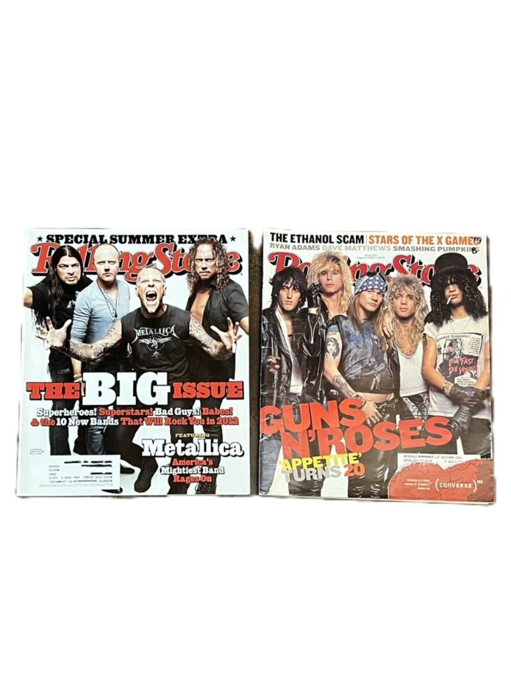 Vintage Rolling Stone Magazine: The Big Issue (2012) and Guns N' Roses (2007)